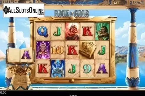 Game Workflow screen . Book of Gods (Big Time Gaming) from Big Time Gaming