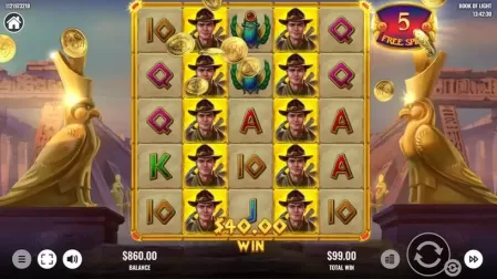 Book of Light slot screenshot 6