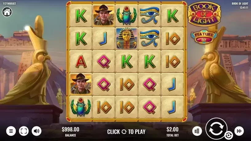 Book of Light slot screenshot 1