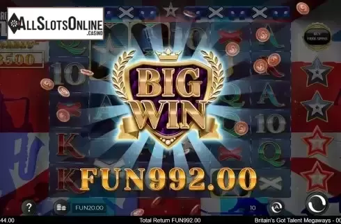 Big Win Screen