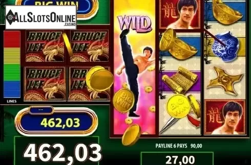 Big win 1. Bruce Lee from WMS