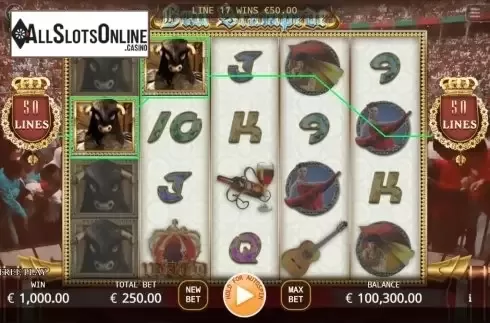 Win Screen 2. Bull Stampede from KA Gaming