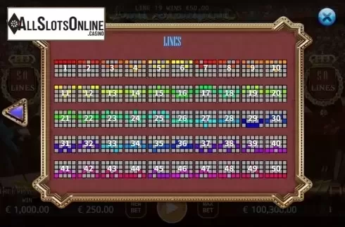 Paylines. Bull Stampede from KA Gaming