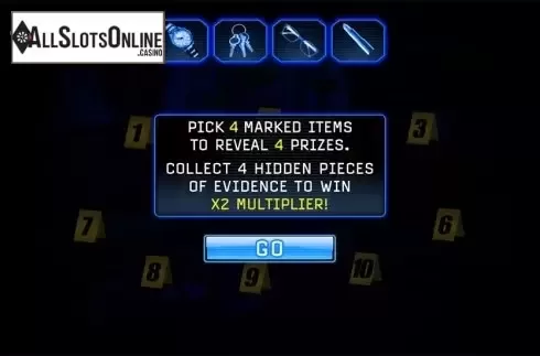 Intro bonus game 2. CSI: Crime Scene Investigation from Skywind Group
