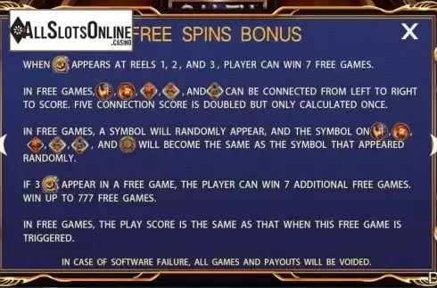 Paytable screen 2. Cai Fu from Iconic Gaming