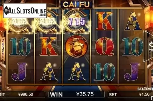 Win screen 1. Cai Fu from Iconic Gaming