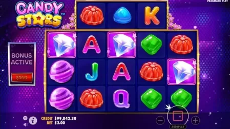 Candy Stars slot screenshot 3