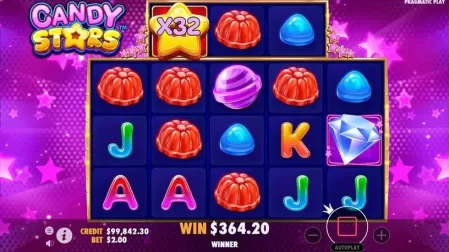 Candy Stars slot screenshot 6