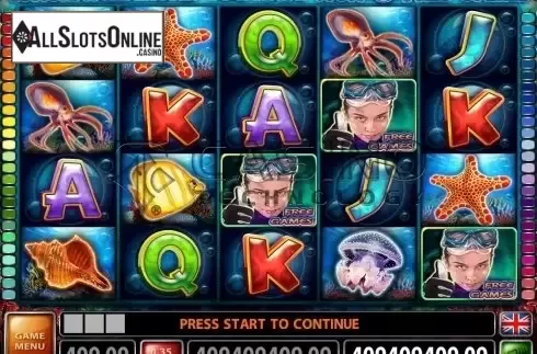 Screen4. Caribbean Diver from Casino Technology