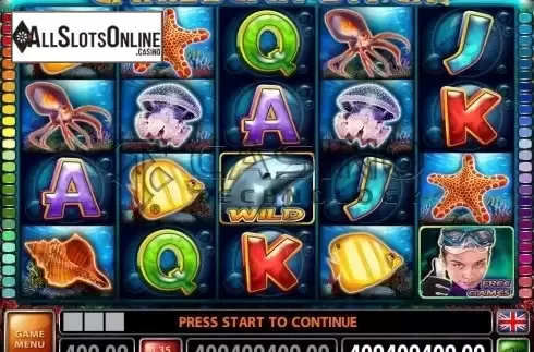 Screen2. Caribbean Diver from Casino Technology
