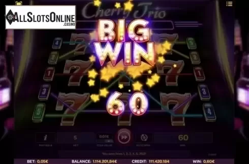 Big Win. Cherry Trio from iSoftBet
