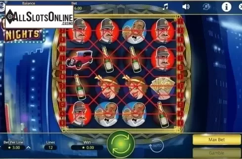 Game Workflow screen (Betway). Chicago Nights from Booming Games