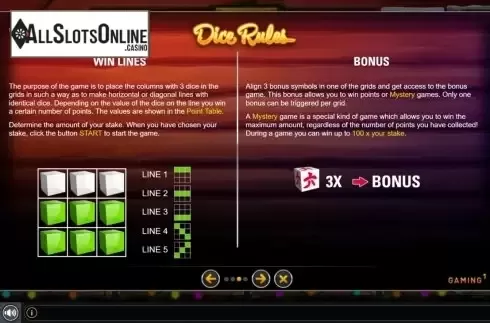 Features 2. Christmas Dice from GAMING1