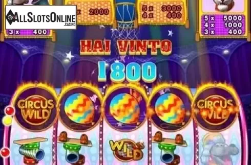 Reel Screen. Circus Wild from Octavian Gaming