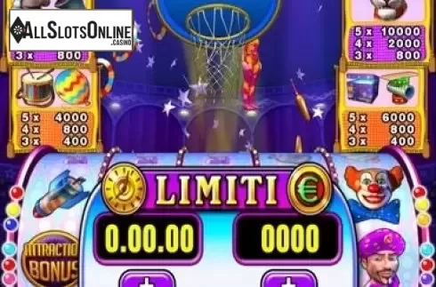 Reel Screen. Circus Wild from Octavian Gaming