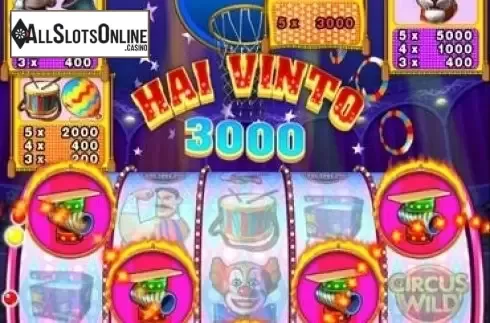 Reel Screen. Circus Wild from Octavian Gaming