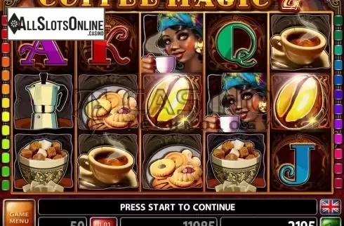 Screen2. Coffee Magic Ii from Casino Technology