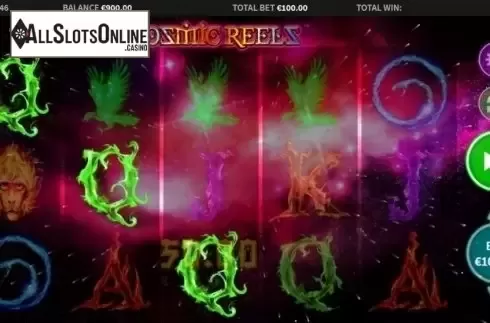 Win Screen . Cosmic Reels from MetaGU