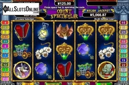 Reel Screen. Count Spectacular from RTG