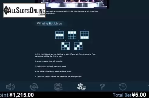 Paylines. DJ Remix from Virtual Tech
