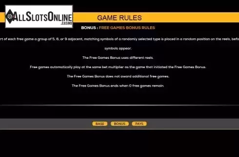 FS rules screen