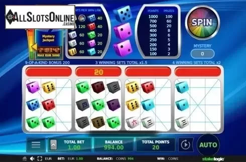 Game workflow 2. Dice Timer from StakeLogic