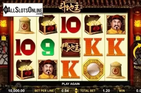 Reels screen. Dou Di Zhu Plus from Aspect Gaming
