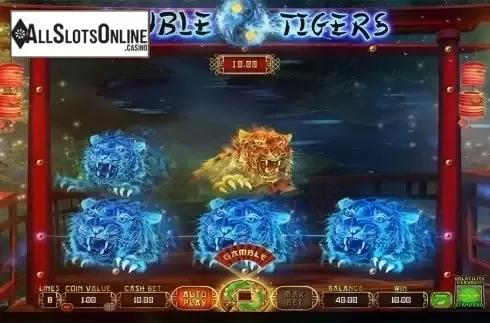 Win screen 2. Double Tigers from Wazdan