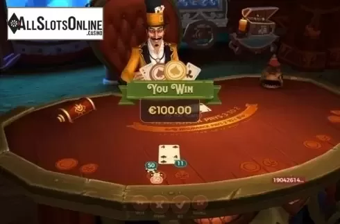Game Screen 4. Dr Fortuno Blackjack from Yggdrasil