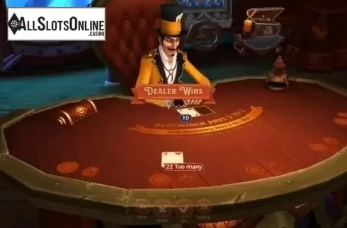Game Screen 6. Dr Fortuno Blackjack from Yggdrasil