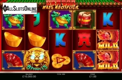 Reel Screen. Dragon Ways Multiplier from Inspired Gaming