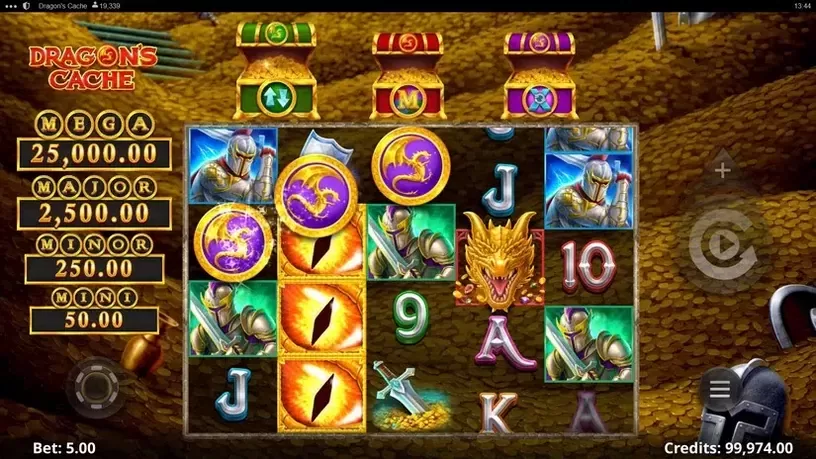 Dragon's Cache slot screenshot 4