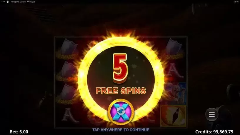Dragon's Cache slot screenshot 5