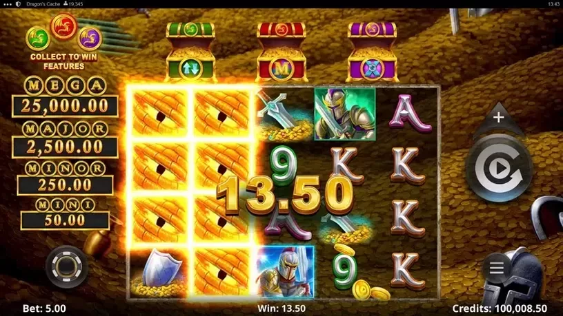 Dragon's Cache slot screenshot 2