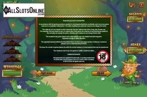 Rules 2. Drop O' the Mornin' from CR Games
