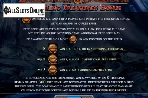 Screen5. Dungeons and Dragons Crystal Caverns from IGT
