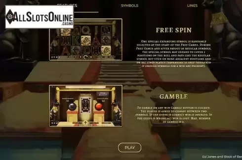 Gamble feature screen
