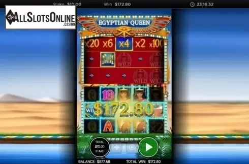 Win Screen. Egyptian Queen from SG