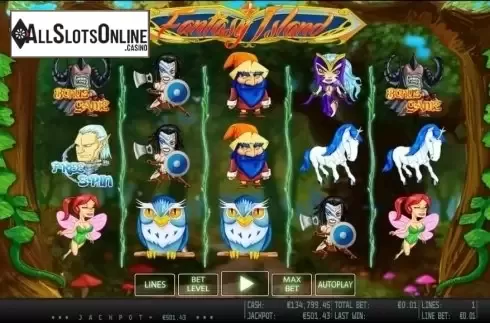 Game reels. Fantasy Island HD from World Match