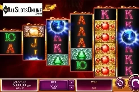 Reels screen. Fire Eagle from Kalamba Games