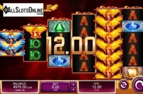 Wild win screen. Fire Eagle from Kalamba Games