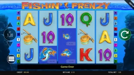 Fishin’ Frenzy slot screenshot 1
