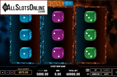 Reel Screen. Flashing Dice from Fazi
