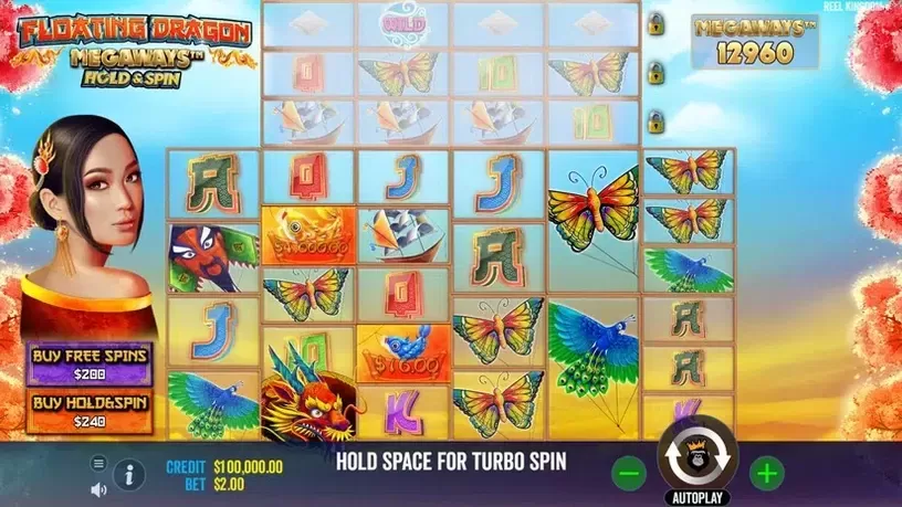 Floating Dragon Megaways slot screenshot 1