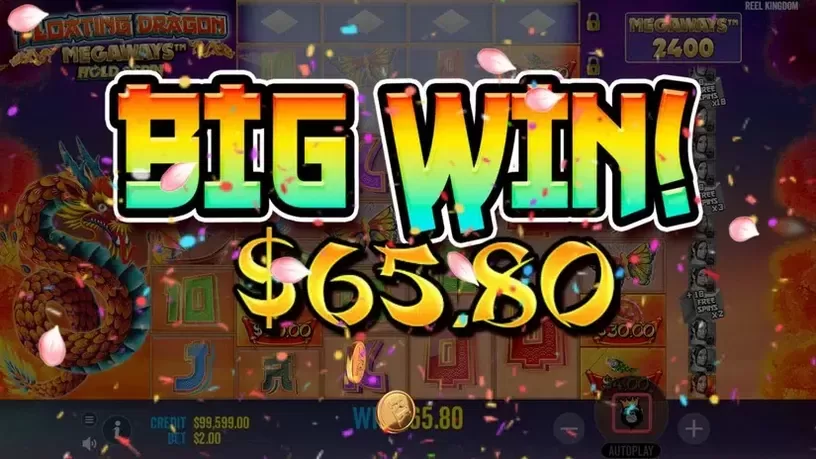 Floating Dragon Megaways slot screenshot 9