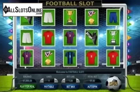 Reel Screen. Football Slot from GameScale