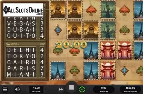 Win Screen 2. Frequent Flyer from Relax Gaming