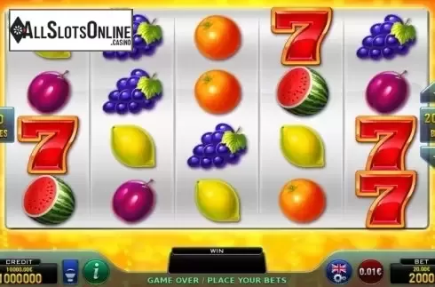 Main game. Fresh Splash from Novomatic