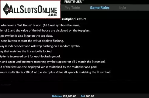 Info. Fruitiplier  from Realistic