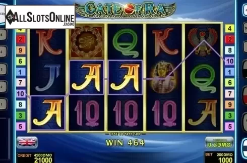 Game workflow 2. Gate Of Ra Deluxe from Novomatic